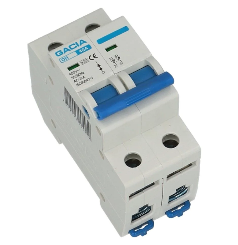 Lastschakelaar 2 polig 125A hoofdschakelaar