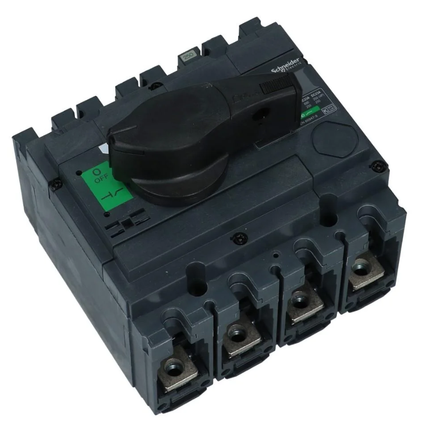 Lastschakelaar 4 polig 400A Compact INS400 hoofdschakelaar