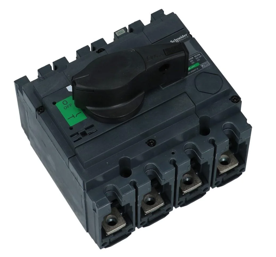 Lastschakelaar 4 polig 500A Compact INS500 hoofdschakelaar