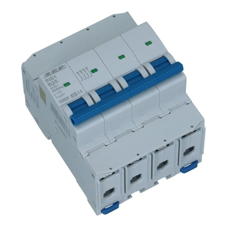 Installatieautomaat 3 polig + nul 80A karakteristiek C 10/15kA INS1