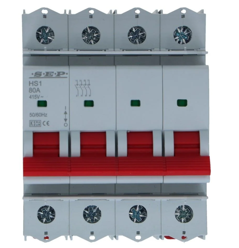 Lastscheider 4 polig 63A HS1 hoofdschakelaar