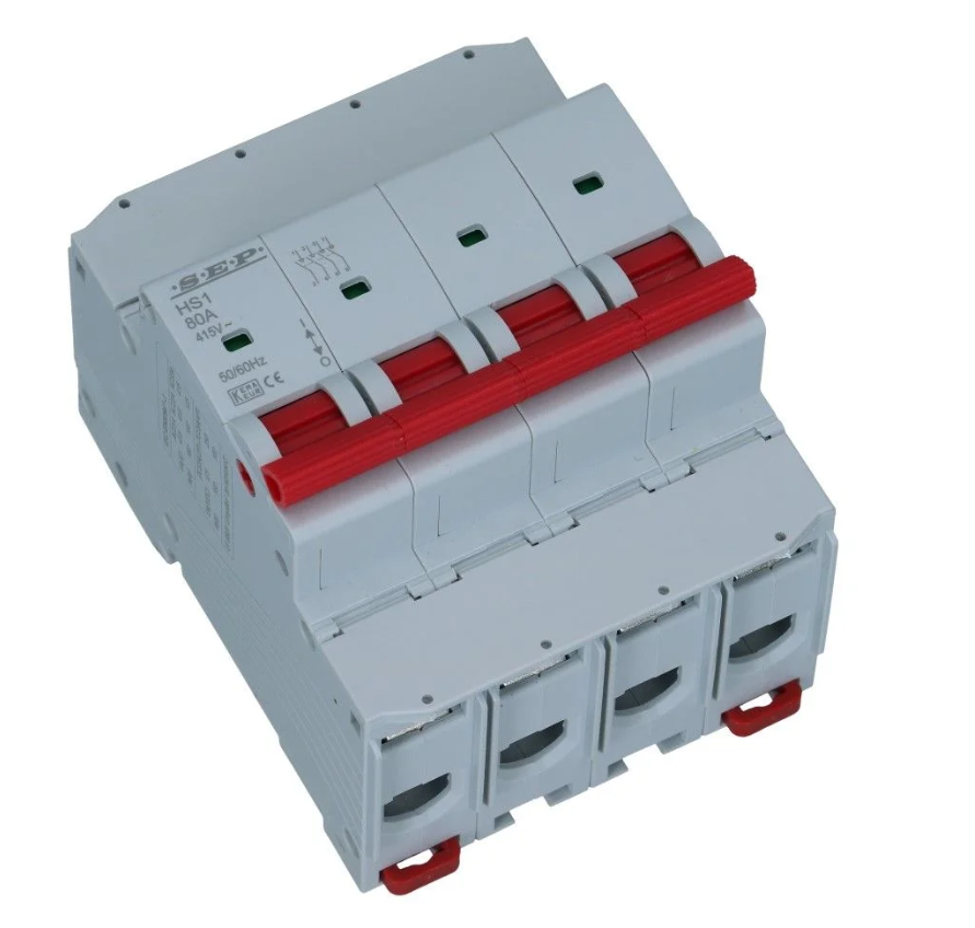 Lastscheider 4 polig 125A HS1 hoofdschakelaar