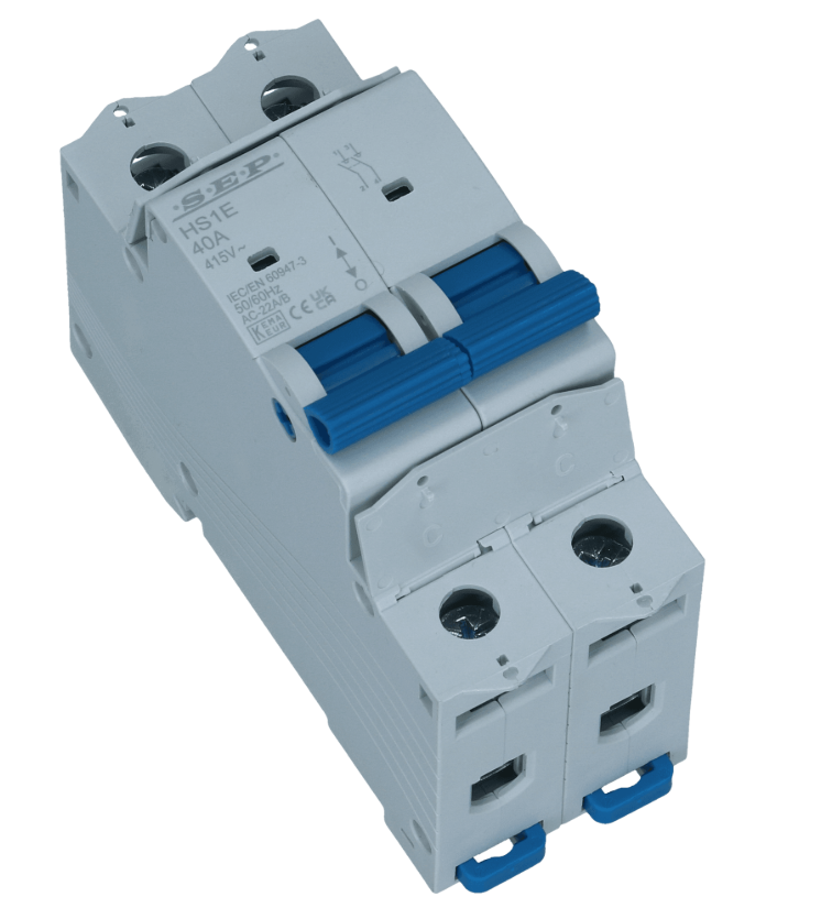 Lastscheider 2 polig 63A HS1E hoofdschakelaar