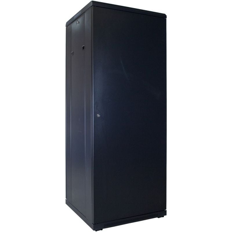 32U battery rack enclosure with glass door – 600×600×1600mm