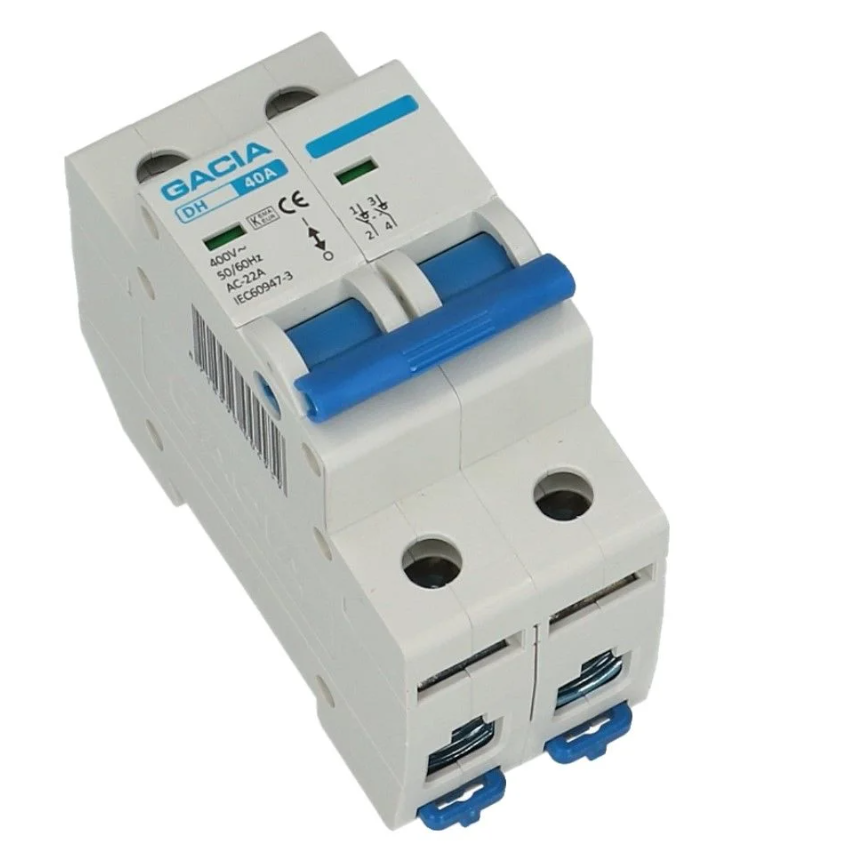 Lastschakelaar 2 polig 80A hoofdschakelaar