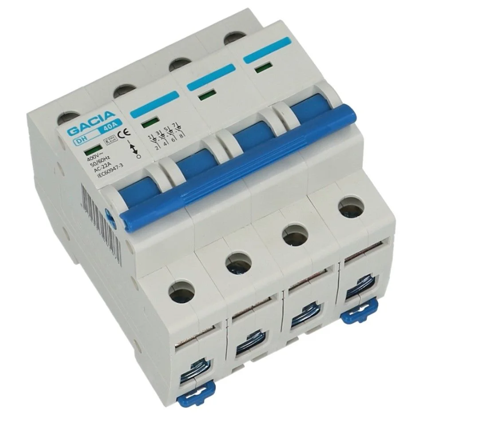 Lastschakelaar 4 polig 40A hoofdschakelaar