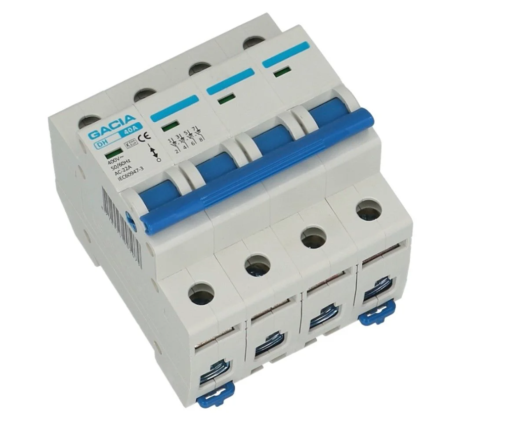 Lastschakelaar 4 polig 80A hoofdschakelaar