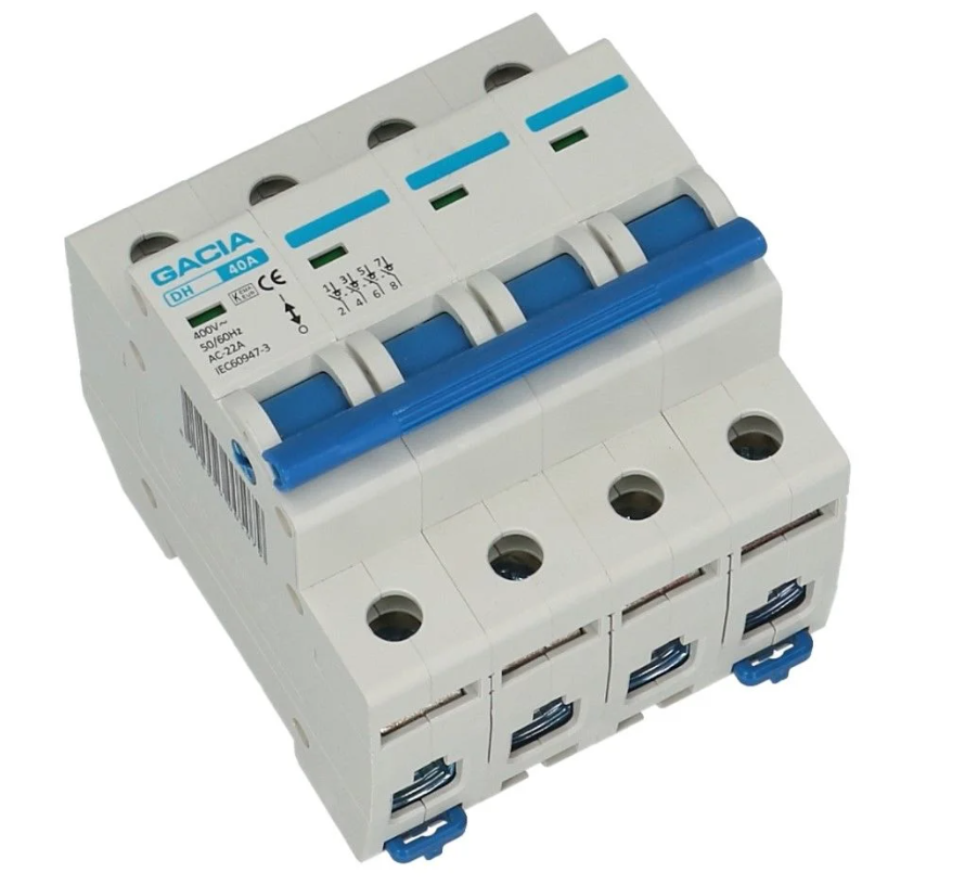 Lastschakelaar 4 polig 100A hoofdschakelaar