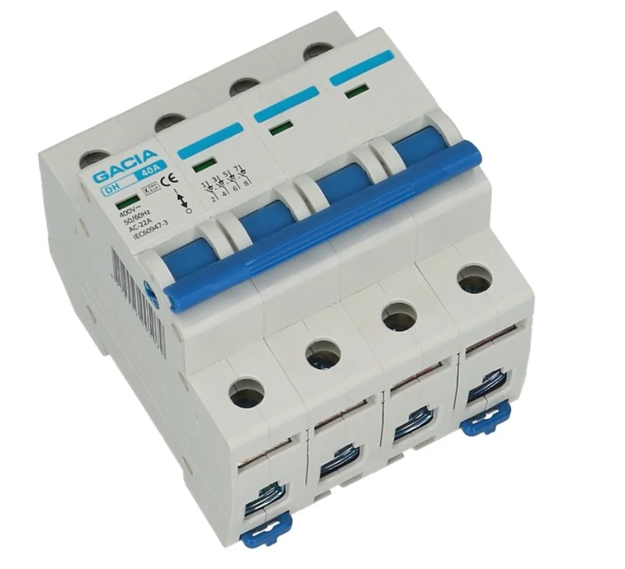 Lastschakelaar 4 polig 125A hoofdschakelaar