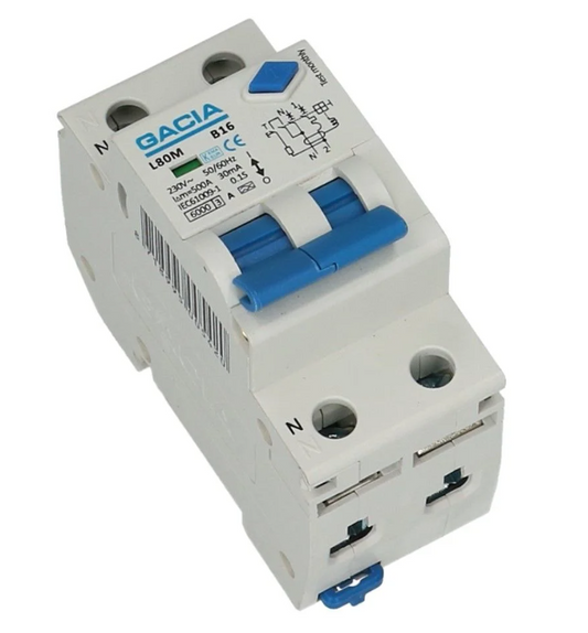 Aardlekautomaat B 25A 1 polig + nul 30mA