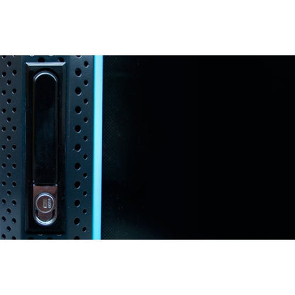 32U battery rack enclosure with glass door – 600×600×1600mm