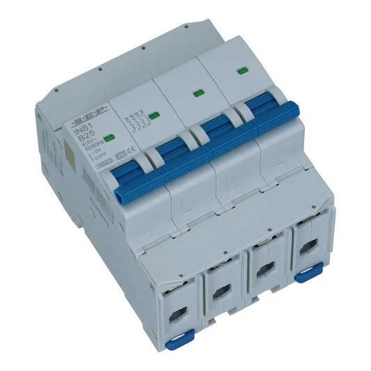 Installatieautomaat 3 polig + nul 125A karakteristiek C 10/15kA INS1