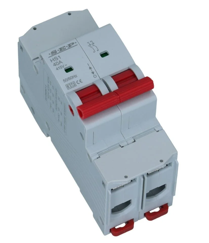 Lastscheider 2 polig 40A HS1 hoofdschakelaar