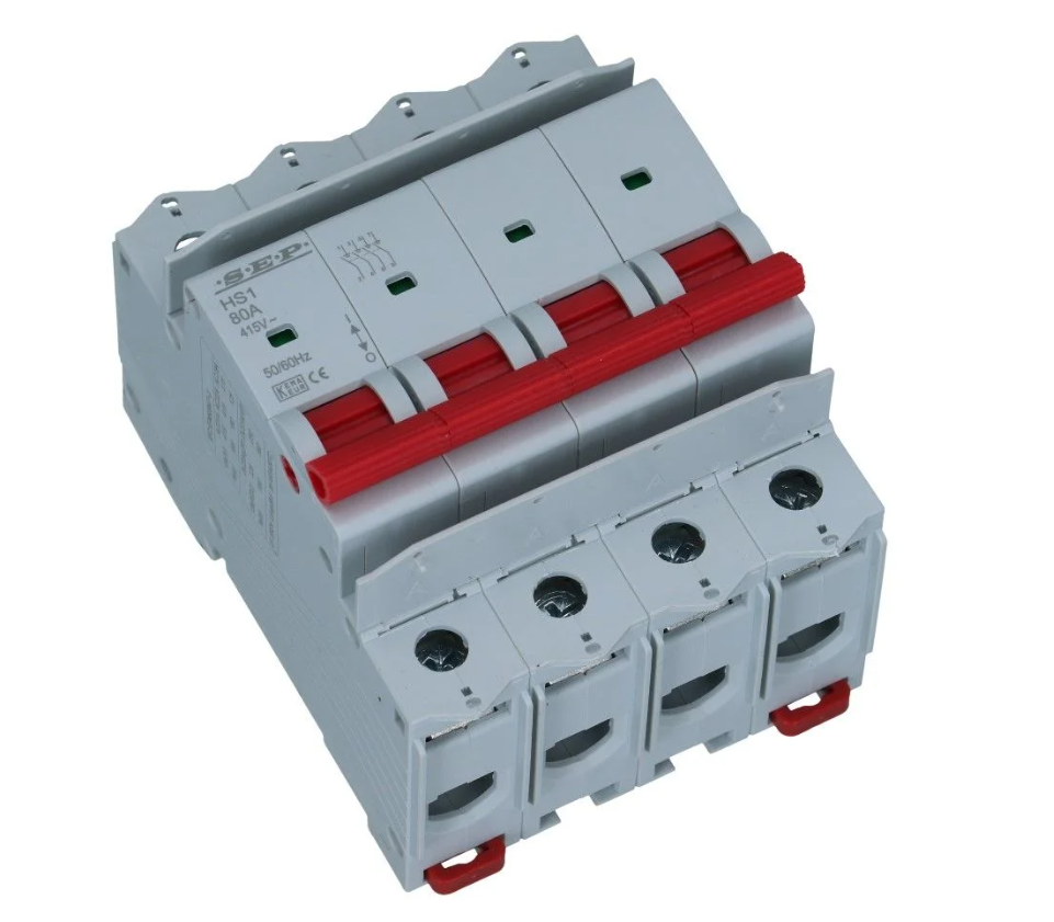 Lastscheider 4 polig 100A HS1 hoofdschakelaar