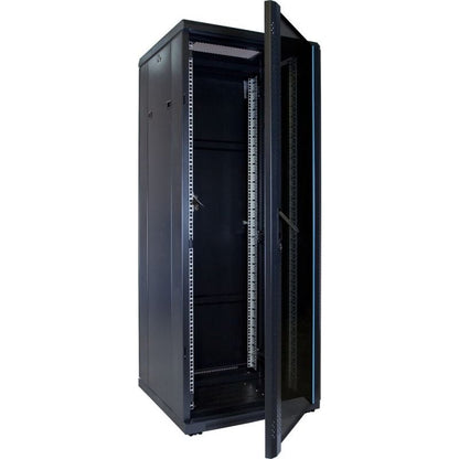 32U battery rack enclosure with glass door – 600×600×1600mm