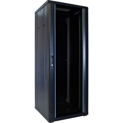 32U battery rack enclosure with glass door – 600×600×1600mm
