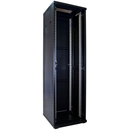 42U battery rack enclosure with glass door – 600×600×2000mm